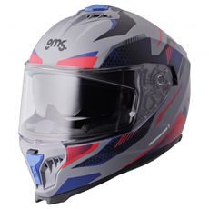 Integralna čelada GMS GELERO ZG12701 matt grey-blue-red XL