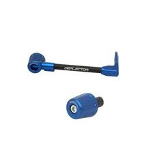 Lever guard in aluminium + left end ACCOSSATO DE004 with black hose and joint right