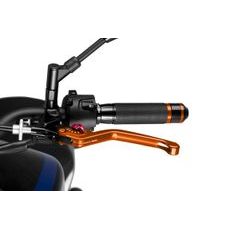 Clutch lever without adapter PUIG 3.0 220TR dolga (long) orange/red
