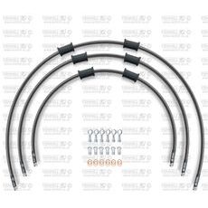 STANDARD Front brake hose kit Venhill POWERHOSEPLUS HON-10032F-CB (3 cevi v kompletu) Carbon hoses, chromed fittings