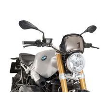 Windshield PUIG FRONTAL PLATE 9167C carbon look