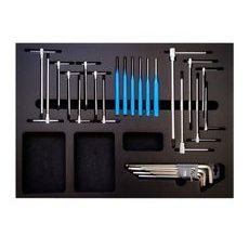 Hexagonal t handle, torx wrench and drift pins set LV8 EUT-FK-C13