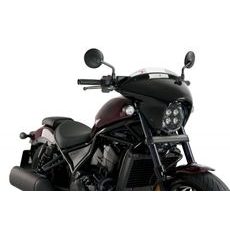 Windscreen PUIG BATWING SML SPORT 21067H smoke gloss black housing