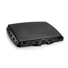 Top case cover PUIG MEGA BOX 20707N črna