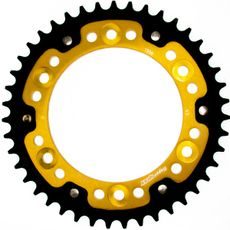 Rear sprocket SUPERSPROX STEALTH RST-1306:43-GLD zlata 43T, 530