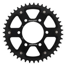 Zadnji verižnik (zobnik) SUPERSPROX STEALTH RST-478:43-BLK črna 43T, 520