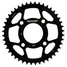 Zadnji verižnik (zobnik) SUPERSPROX RFE-1221:44-BLK črna 44T, 428