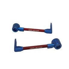 Lever guard ACCOSSATO DE003 with red hose and joint right + left, aluminium