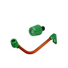 Lever guard in aluminium + left end ACCOSSATO DE004 with orange hose and joint right