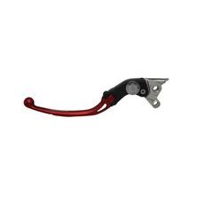Adjustable folding lever ACCOSSATO LV008 in aluminium for original clutch master cylinders rdeč