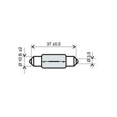 Lamp RMS 246510171 T11x39 12V 5W