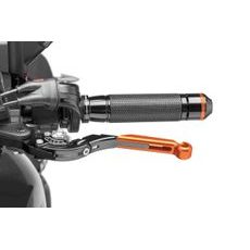 Clutch lever without adapter PUIG 29TNP raztegljiva poklopna (extendable folding) orange/silver