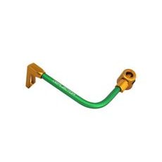 Lever guard ACCOSSATO DE002 with green hose and joint left, aluminium