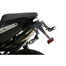 Adjustable license support PUIG 9683N črna