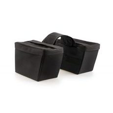 Semi-rigid saddlebag CUSTOMACCES ELTON AT0012N črna par