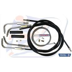 Throttle cable kit Venhill U01-4-402 črna push fit