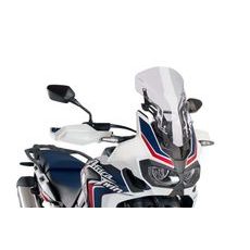 Windscreen PUIG RACING WITH SUPPORT + PROTECTION 9155W prozorna