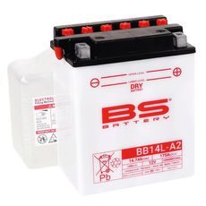 Konvencionalen akumulator (priložena kislina) BS-BATTERY BB14L-A2 (YB14L-A2) Kislina priložena