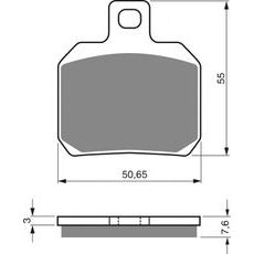 Zavorne obloge GOLDFREN 152 S33 STREET FRONT