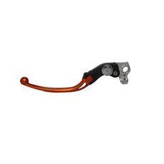 Adjustable folding lever ACCOSSATO LV010 in aluminium for original clutch master cylinders oranžna
