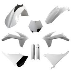 Set plastik POLISPORT 91442 White KTM