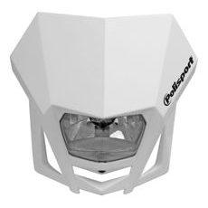 Headlight POLISPORT LMX 8657600001 bela