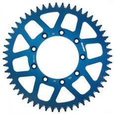 Aluminijasti zadnji verižnik (zobnik) SUPERSPROX RAL-151:52-BLU moder 52T, 520
