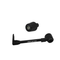 Lever guard in aluminium + right end ACCOSSATO DE005 with black hose and joint levi