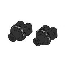 Adapterji za stopalke (Footpeg adapters) PUIG 6347N črna