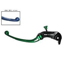Ročica sklopke ACCOSSATO LV033 in Aluminium For Clutch Master Cylinder Ready To Brake zelena