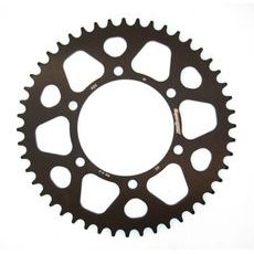 Aluminijasti zadnji verižnik (zobnik) SUPERSPROX RAL-486:48-BLK črna 48T, 520
