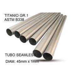 Titanium seamless Gr.1 TUBE AISI Tig GPR TU.T.3 Brushed Stainless steel