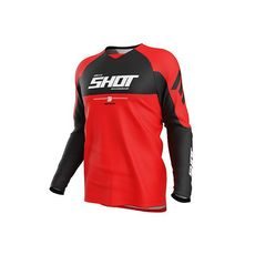 Jersey SHOT DRAW PRIVATE A05-12D-A04-15 rdeč 5XL