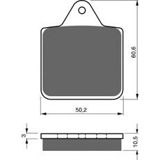 Zavorne obloge GOLDFREN 236 S3