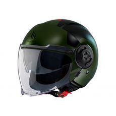 Jet čelada MT Helmets VIALE SV S BETA A6 MATT GREEN XL