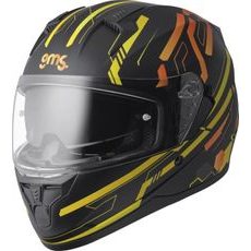 Integralna čelada GMS HEXAGO ZG12501 graphic yellow - orange L