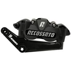 Pair of front radial brake calipers + bracket ACCOSSATO KITA28 for Harley Davidson