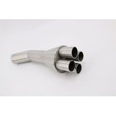 Povezovalna cev za izpuh GPR CAFÉ RACER 4in1 CAFE.COL.1 Brushed Stainless steel