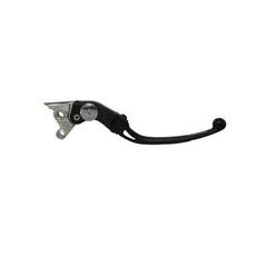 Adjustable folding lever ACCOSSATO LV009 in aluminium for original brake master cylinders črna
