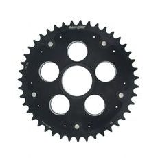 Rear sprocket STEALTH with alloy disc SUPERSPROX RSA-733_525:43-BLK Črn 43T, 520