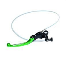 Brake lever folding ACCOSSATO RA002 with integrated remote adjuster for original brake master cylinders zelena