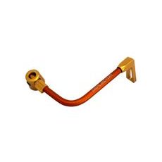 Lever guard ACCOSSATO DE001 with orange hose and joint right, aluminium