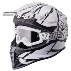 Cross helmet GMS FORTIS ZG14022 matt black-white M