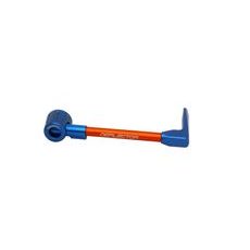 Lever guard ACCOSSATO DE001 with orange hose and joint right, aluminium