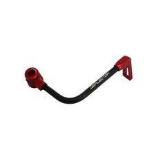 Lever guard ACCOSSATO DE001 with black hose and joint right, aluminium