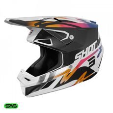 Helmet SHOT SPEED WAVE A05-21OB-H01-10 black / white pearly L