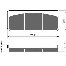 Zavorne obloge GOLDFREN 219 GP6