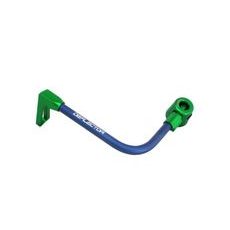 Lever guard ACCOSSATO DE002 with blue hose and joint left, aluminium
