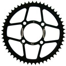 Zadnji verižnik (zobnik) SUPERSPROX RFE-1796:51-BLK črna 51T, 428