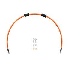 Set cevi za sklopko Venhill POWERHOSEPLUS KAW-11010CS-OR (1 cev v kompletu) Orange hoses, stainless fittings